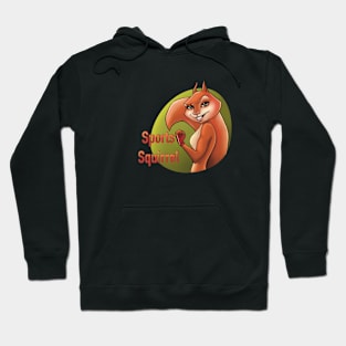 athletic squirrel  shows biceps Hoodie